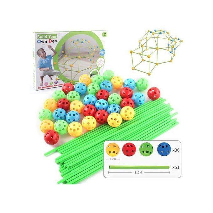 Build your Own Den - Kit de blocs de Construction pour enfants
