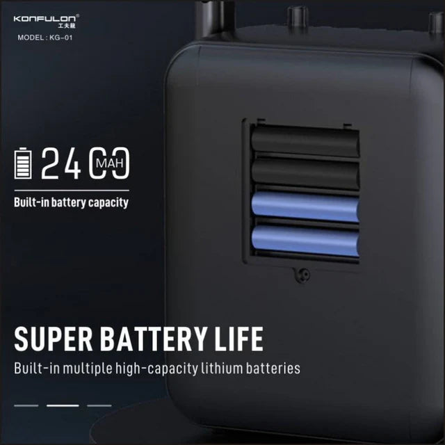Enceinte Karaoké Konfulon Mini avec Microphone, Bluetooth 5.0 KG-01